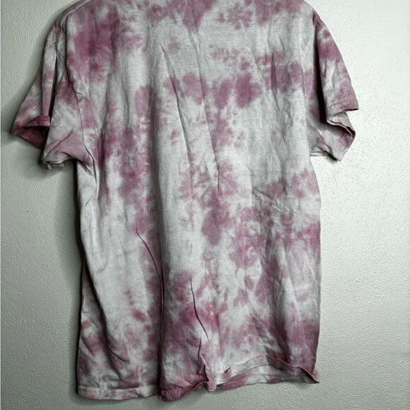 Nirvana tie dye short sleeve band t shirt men’s size large pink - Picture 2 of 6